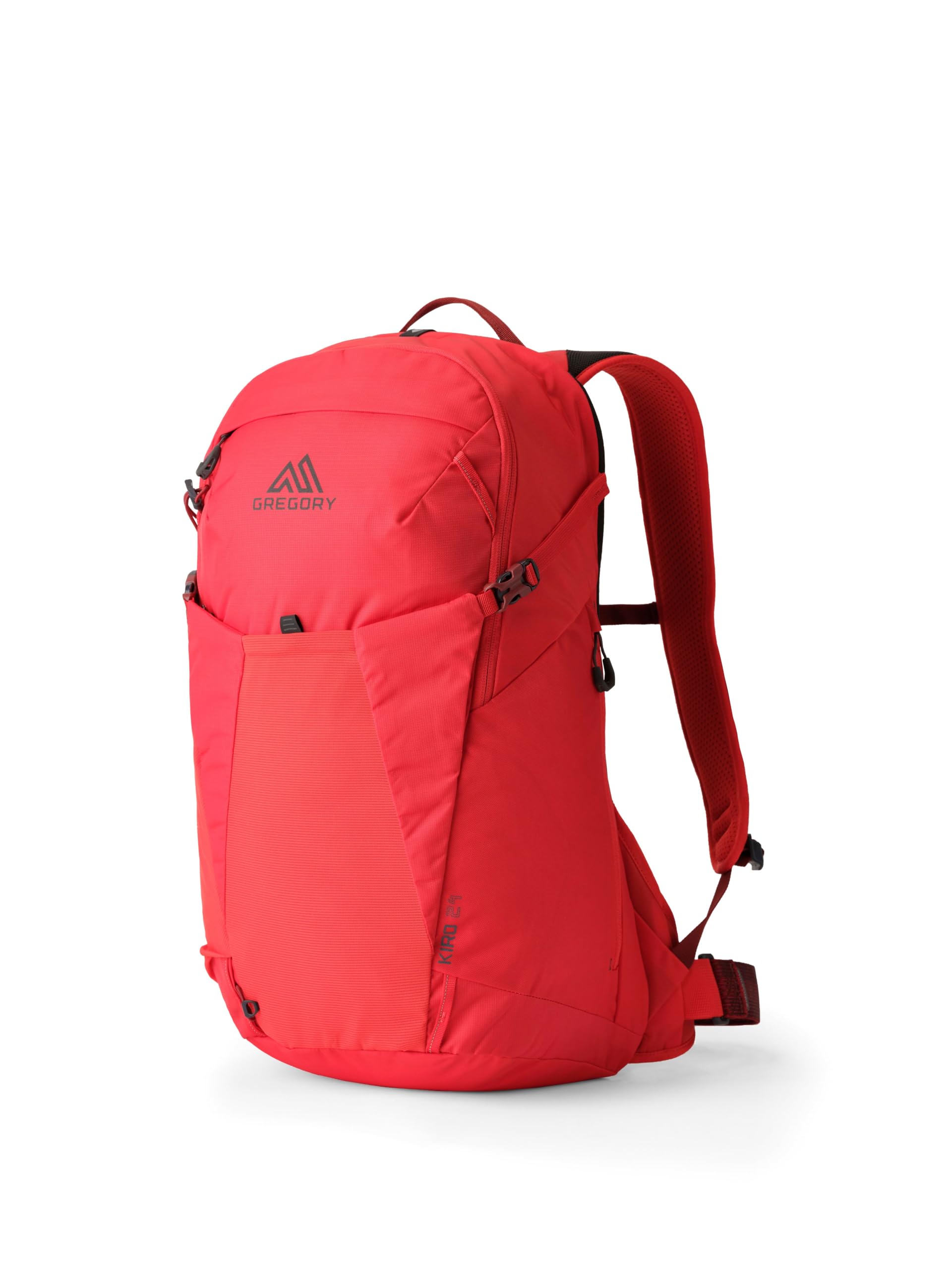 Gregory Cloud Control - Kiro 24 - Day Hiking Backpack, 53 cm, 24 L, 0.70 KG, Lightweight dayhiking backpack, reservoir compatible, flexible hipbelt, Red (Lava Red)