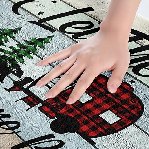 Miniatura 9 de Tapete de baño Kawaii con diseño de pingüino, tapete antideslizante para niños, diseño de vida silvestre antártica, súper acogedor, 16 x 24