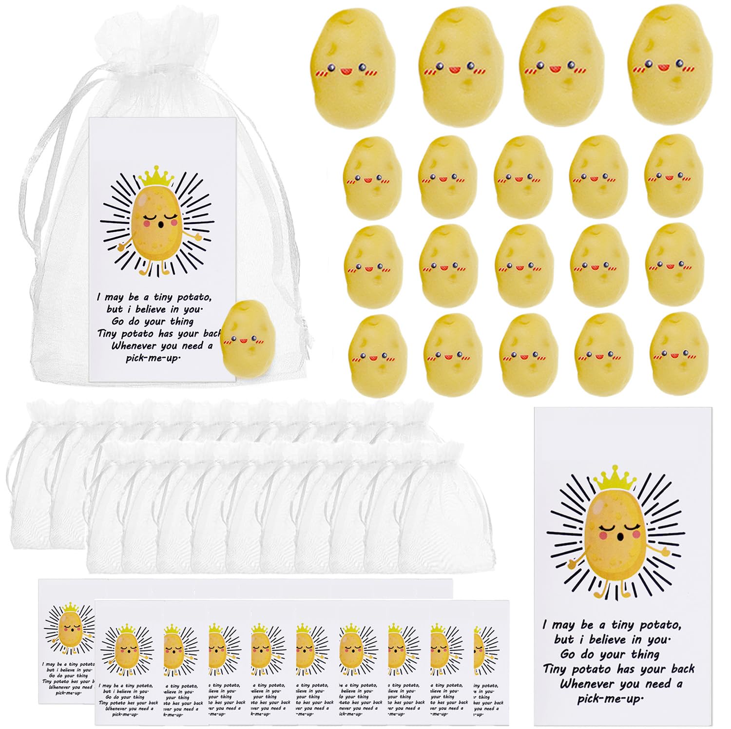 Amazon.com: YULYNJQ 20Pack Inspirational Positive Potato Bulk