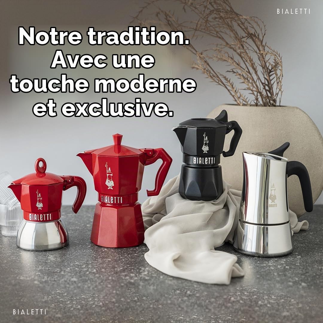 Bialetti Brikka Noir Cafetière à moka