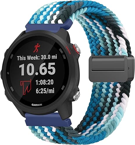Miniatura 1 de Meliya Correa de reloj Garmin Forerunner 24564555158 para mujeres y hombres, correa de repuesto de nailon suave de 0.787 pulgadas para Garmin Venu