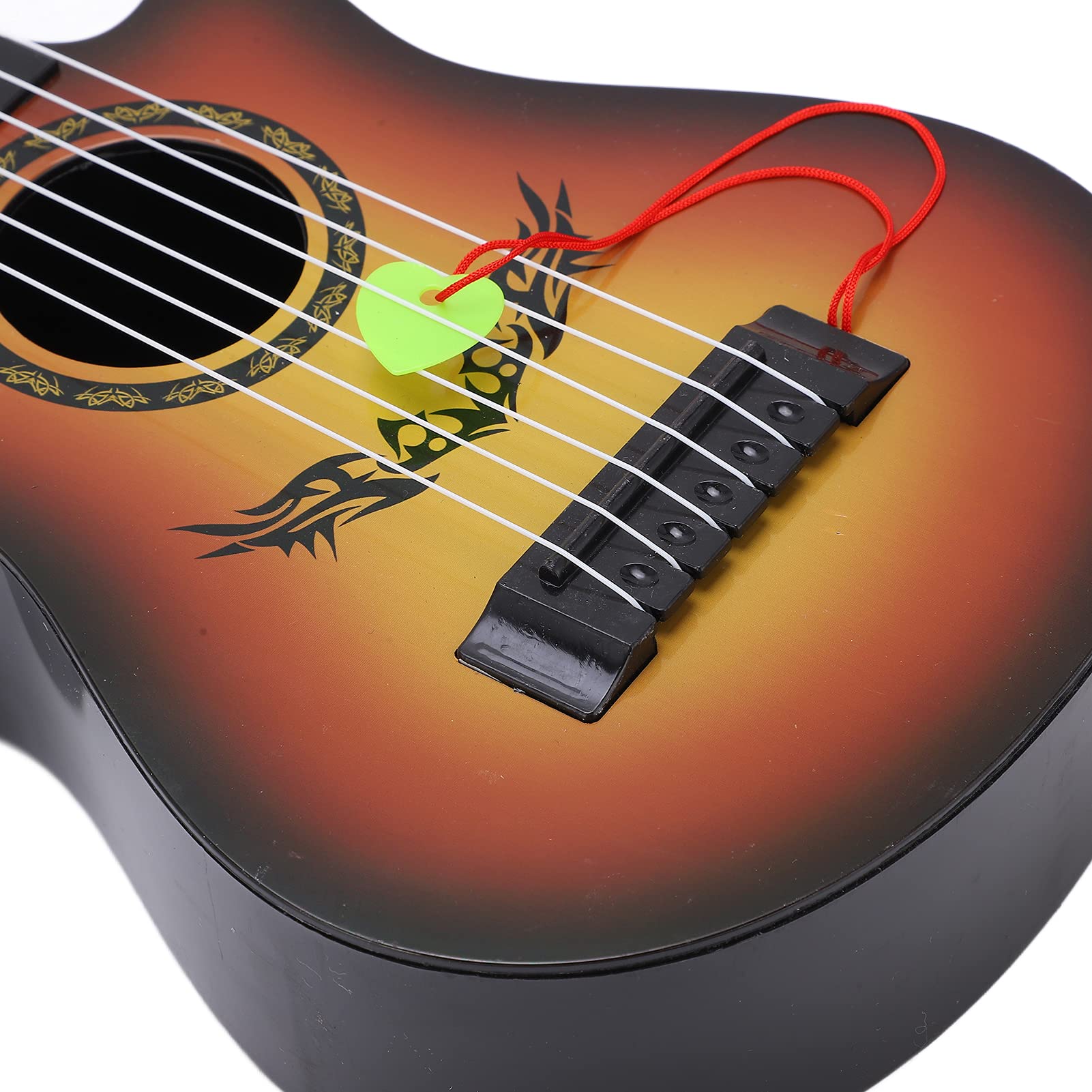 Mini Chitarra Ukulele Giocattolo per Bambini per L'educazione Musicale, Regalo in Plastica ABS Leggera, Ideale per i Bambini