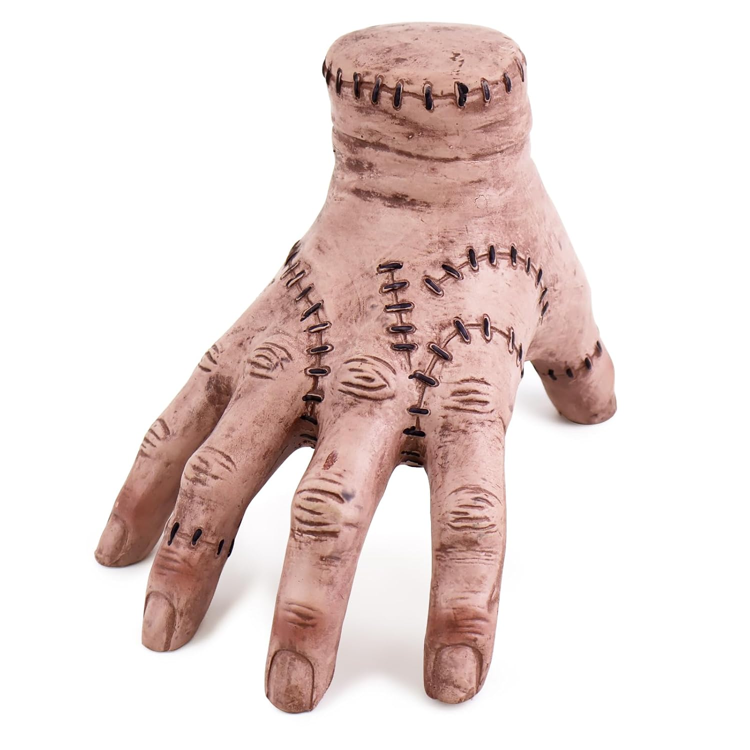 Scary Fake Hand, Latex Realistic Scarred Figure Hand for Wed Fan for Halloween Prop Decorations