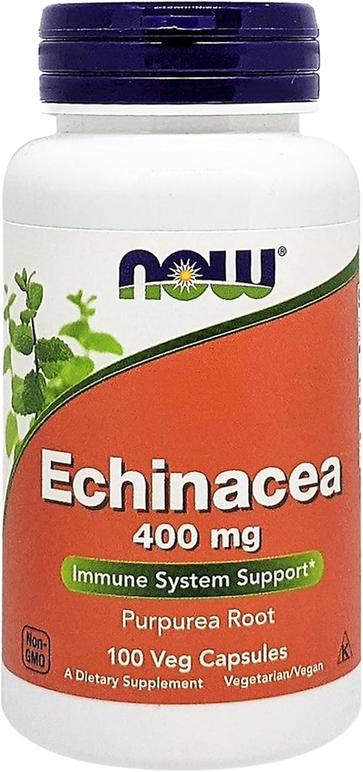 Now Foods Echinacea Root Purpurea 400mg 100 Caps