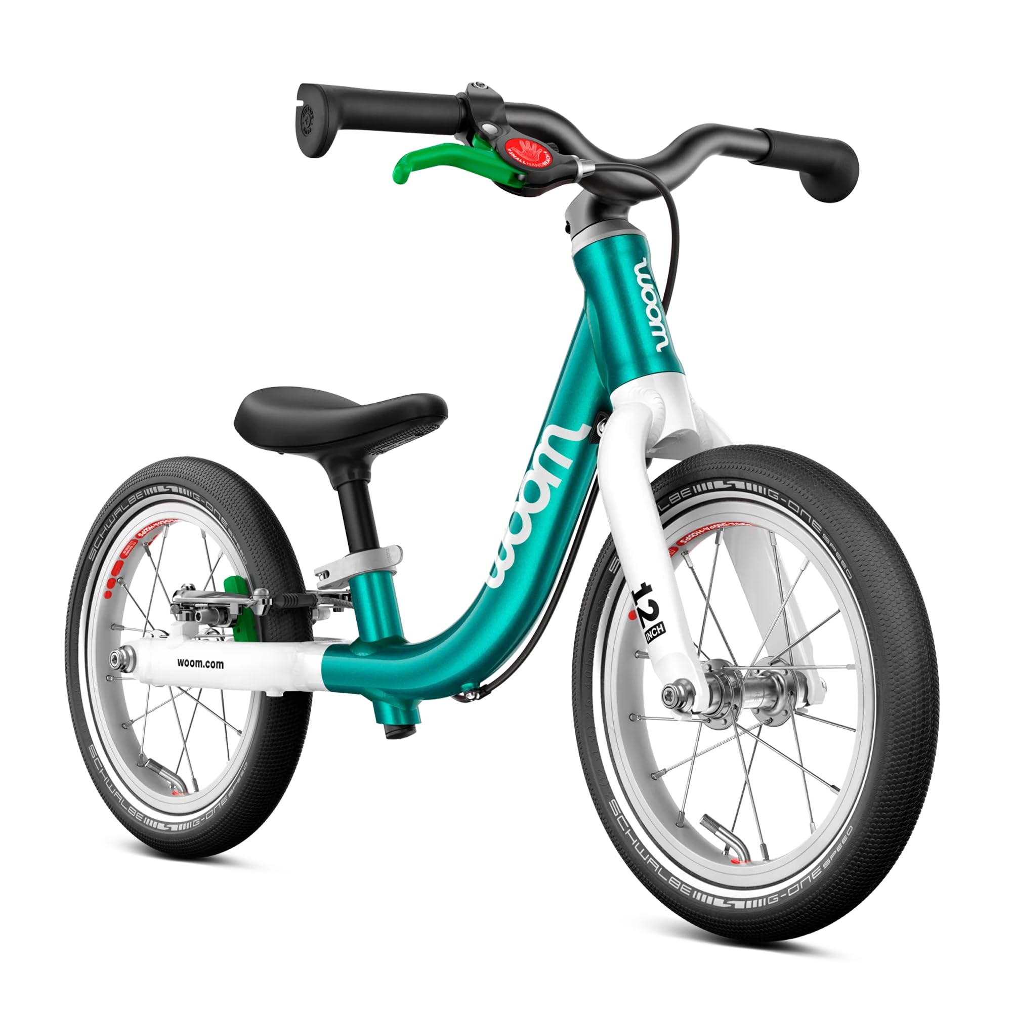 woom GO 1 & GO 1 Plus Balance Bike for Toddlers & Kids 18 Month to 4.5 Years Old, 12-Inch & 14-Inch Lightweight Bicycles for Boys & Girls