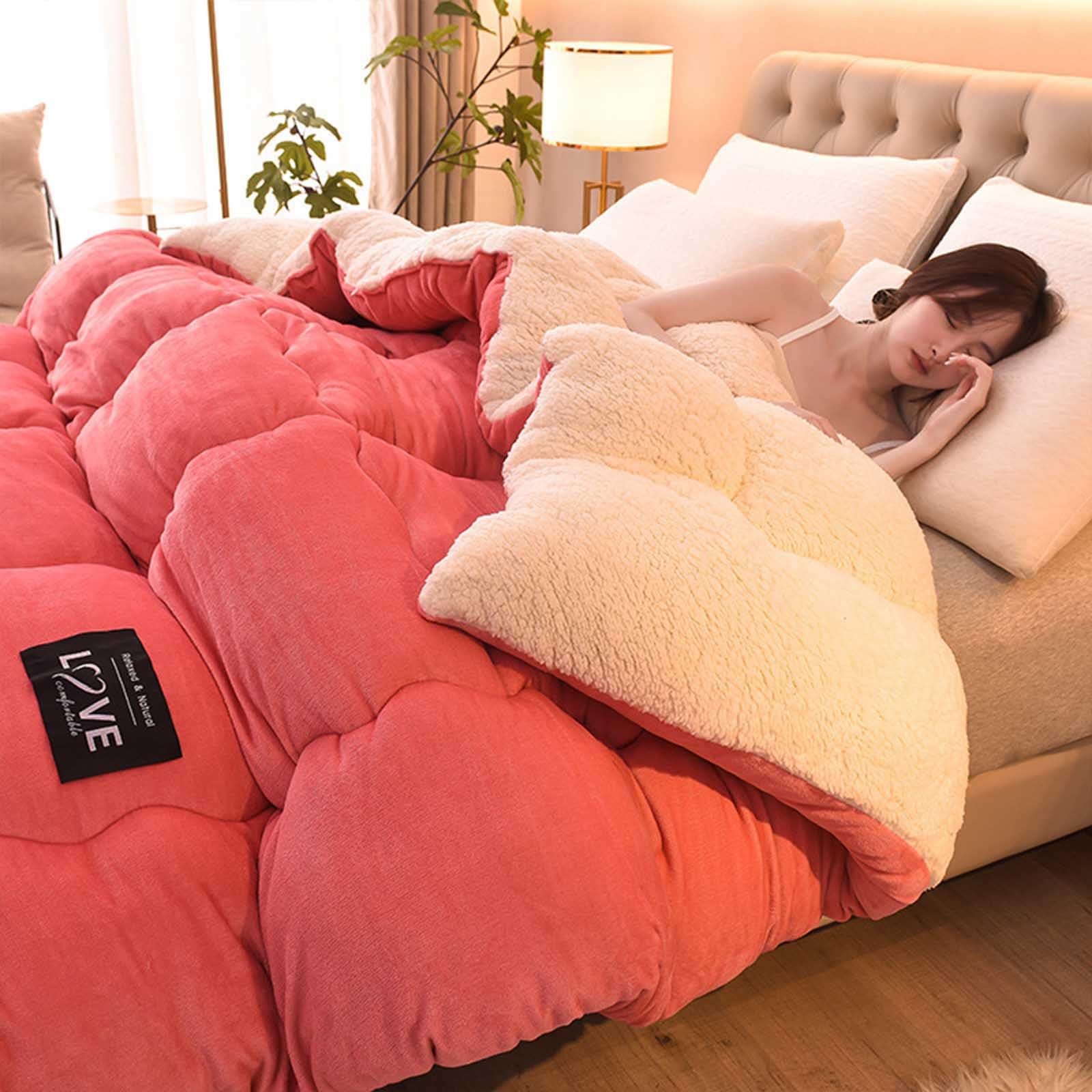 YSZBD EdredóN De Matrimonio para Invierno Grueso、Colcha Edredon Cama 180x200 Invierno、EdredóN Grueso De Invierno、Manta EdredóN Cama Edredon De Invierno CáLido(#1,180x220cm-3kg)