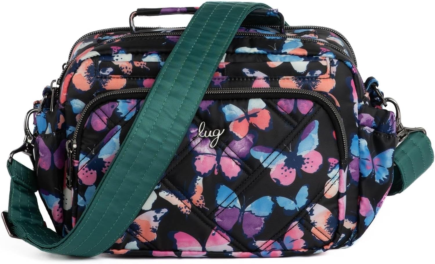 Adjustable Classic Bag Strap - 1.5", BLOOM BLACK