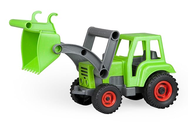 Foto 2 de 8 de Lena - EcoActives Tractor Juguete con Delantero Cargador por 2+ Años Niños, Verde/Negro