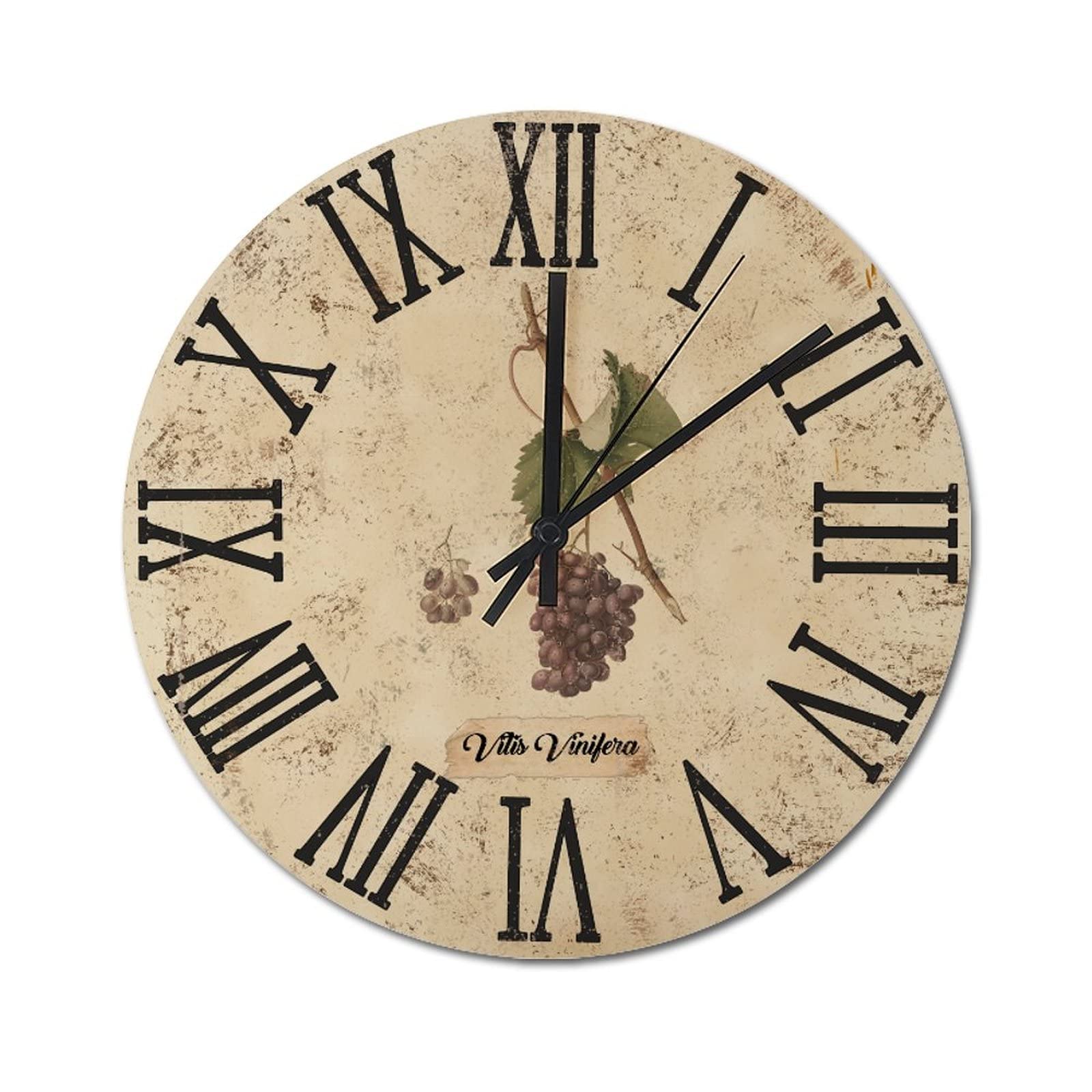 Horloge à vin rustique pour décorer un salon et rompre la monotonie des murs