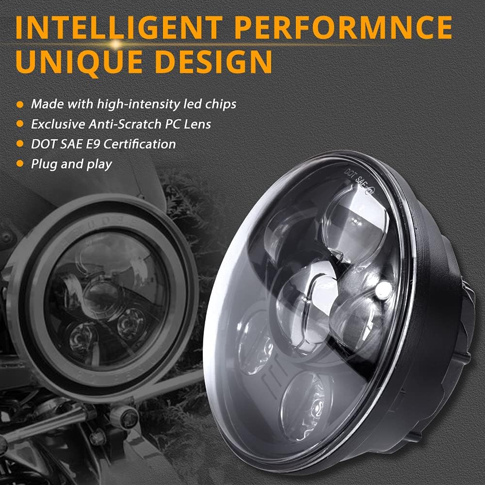 LED fényszóró részletes nézet