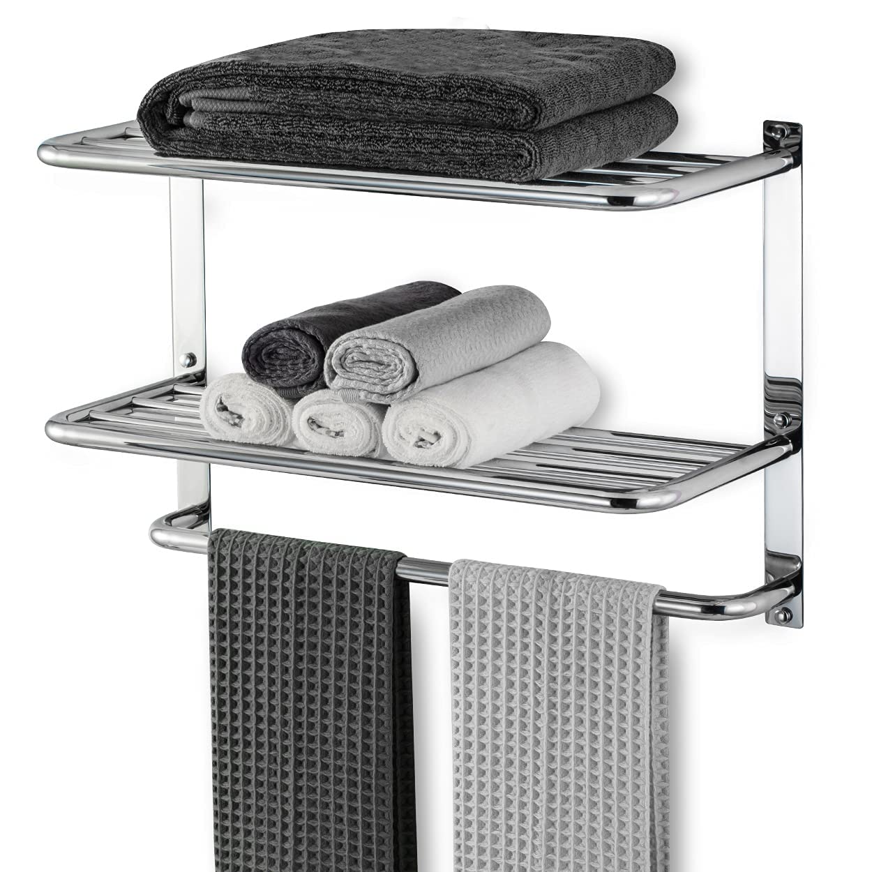 Best Towel Rack for Large Towels: Top 8 Picks and Reviews 4 DEWVIE Bathroom Towel Rack