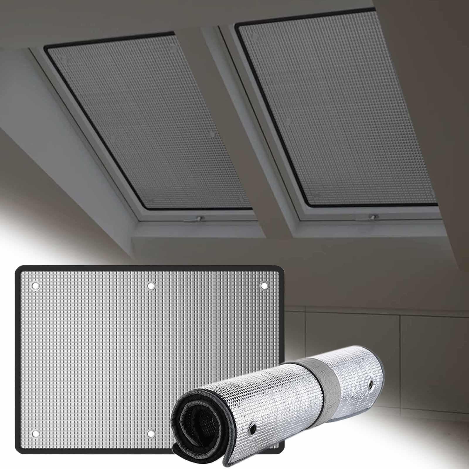 Film Isolant Thermique Anti-Éblouissement,Film De Fenêtre Réfléchissant Chaleur,Film D'intimité Occultant,Film Isolant Protection Solaire En Aluminium,Pour Véranda/Lanterneau,W×H-115x200cm/45x79in