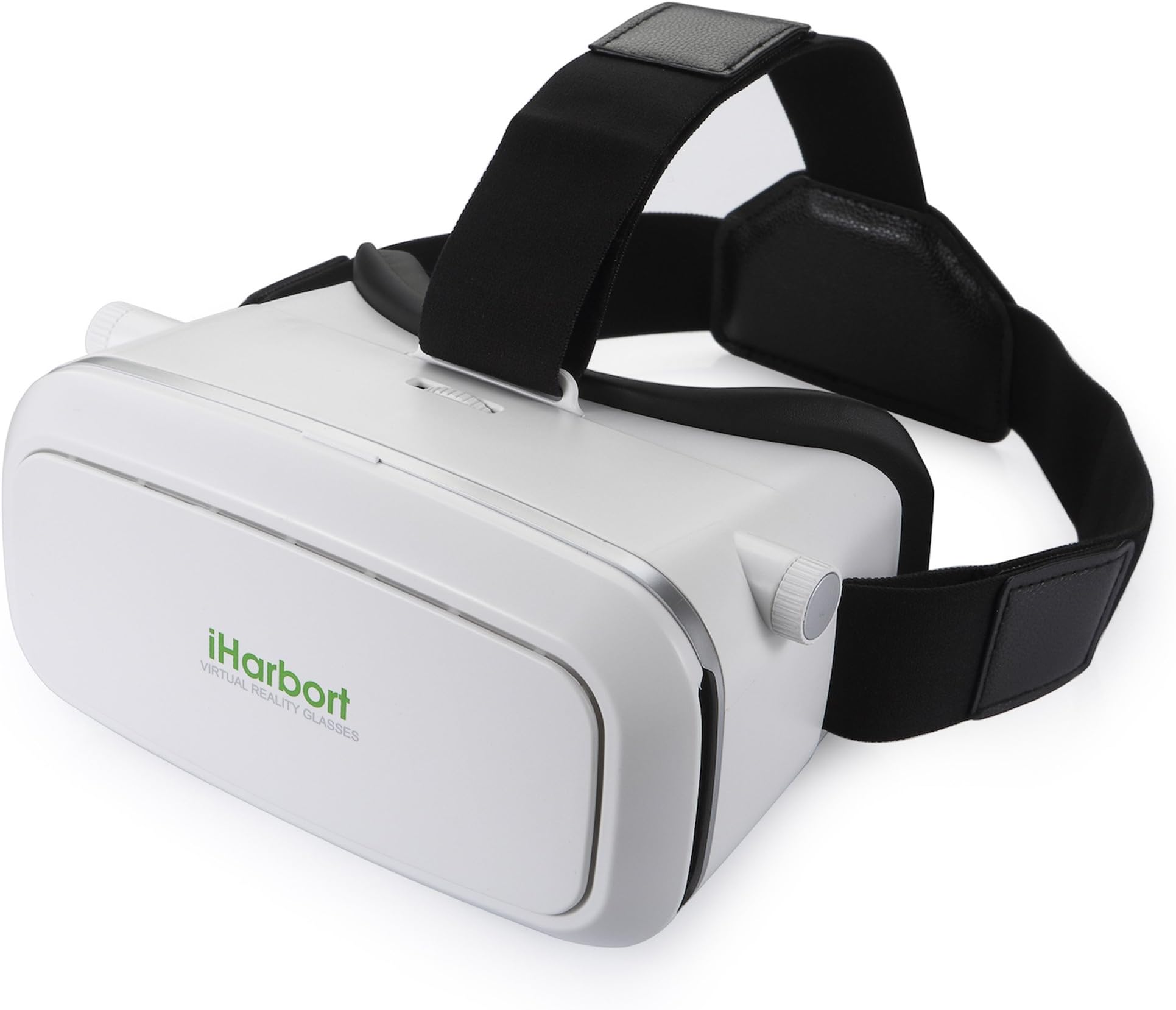 iHarbort 3D VR Virtual Reality Headset VR Glasses Google Cardboad 3D Movies and Games for 4.0-6.0 inch Smartphones (iPhone 6 6 Plus, Samsung Galaxy S6 etc.) - White