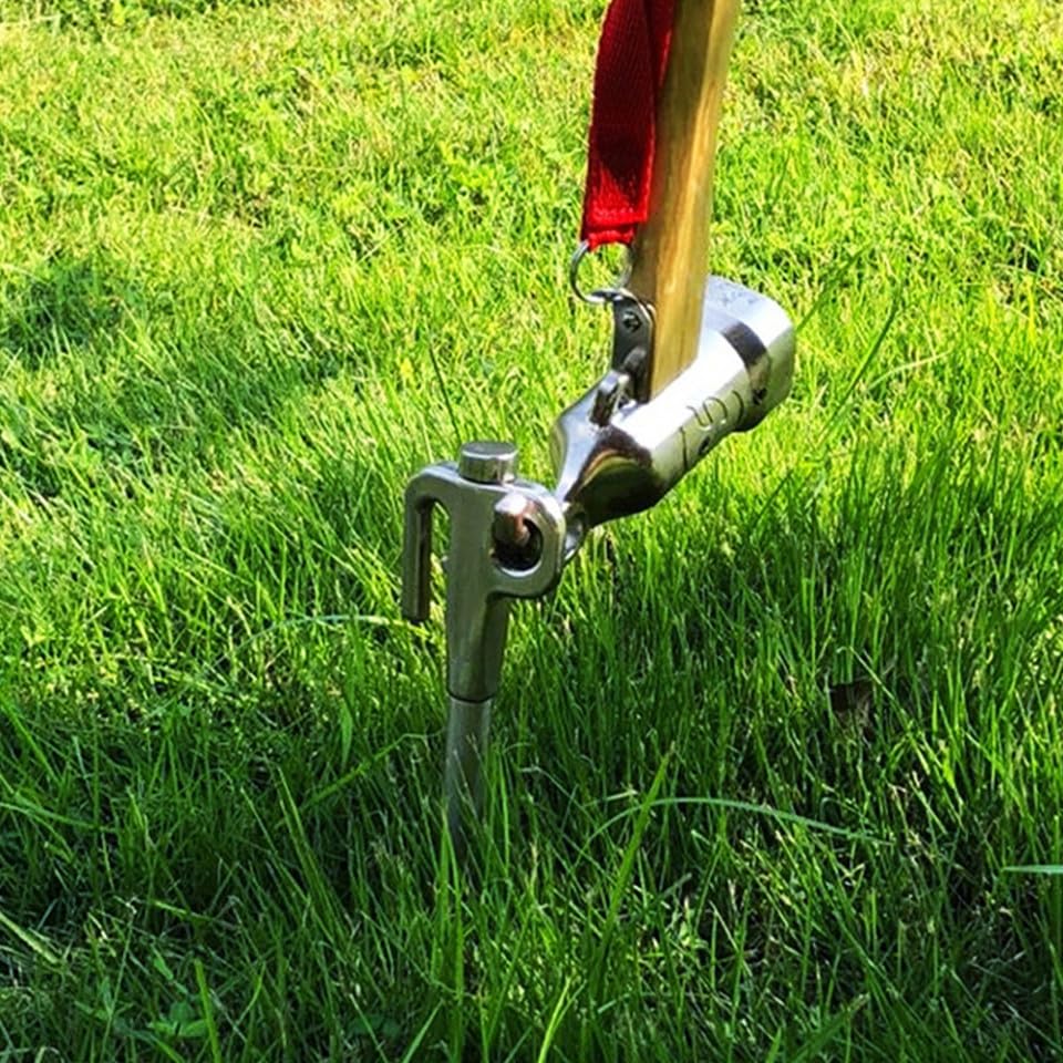 Estacas para fijar tiendas de acero inoxidable de alta resistencia para camping en montaña 6