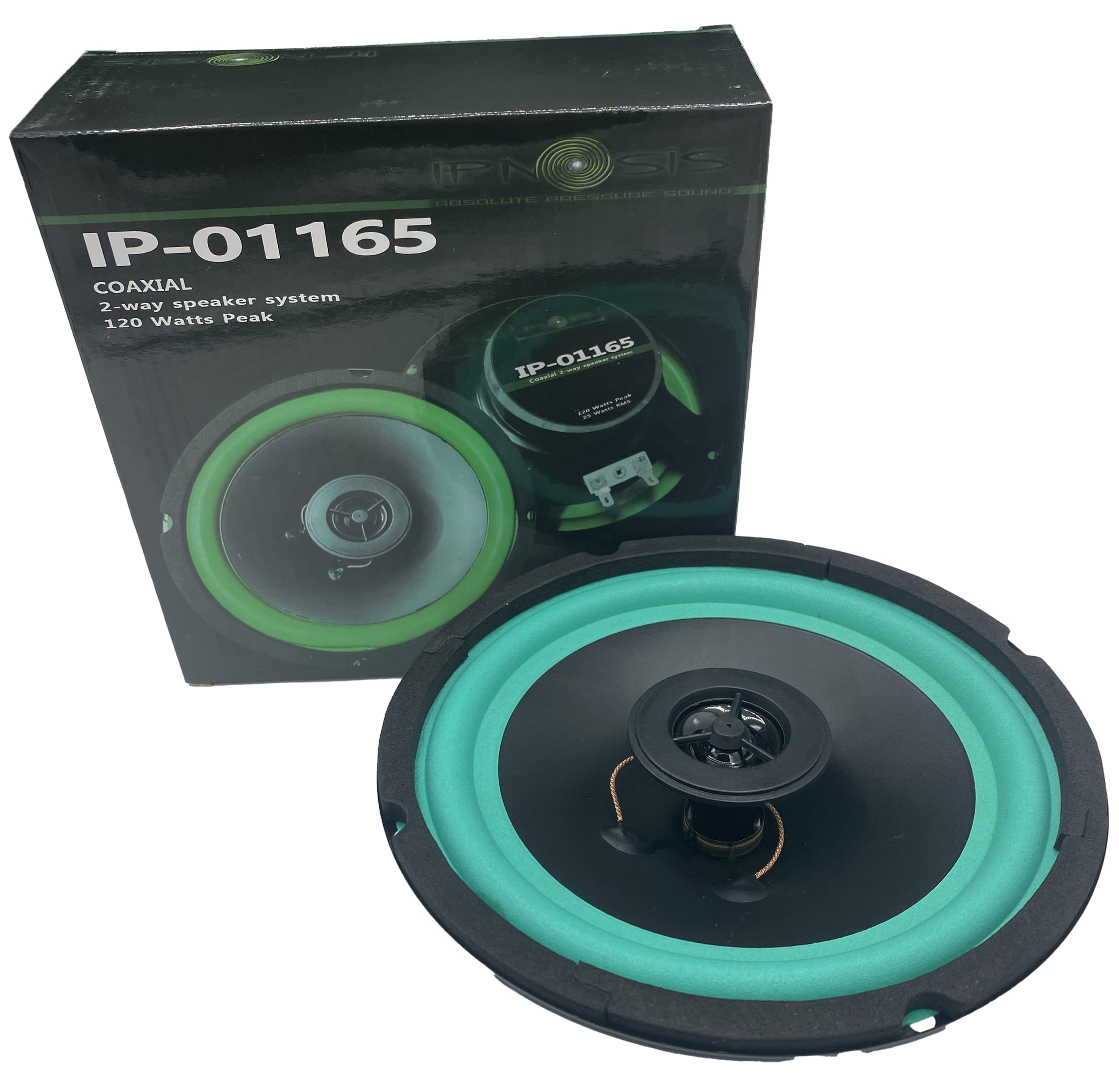 IPNOSIS IP-01165 Coppia di Altoparlanti 2 Vie Universale 165mm 120W Peak Power
