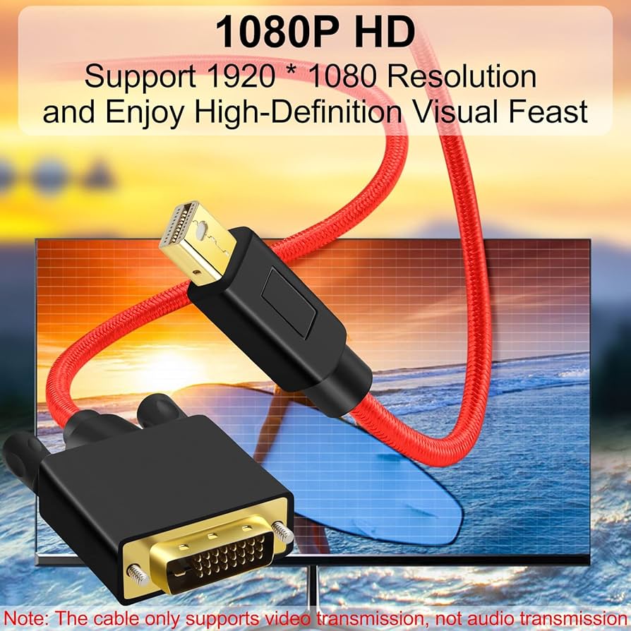 Amazon.co.jp: ANNNWZZD Mini DisplayPort変換DVIケーブルThunderbolt