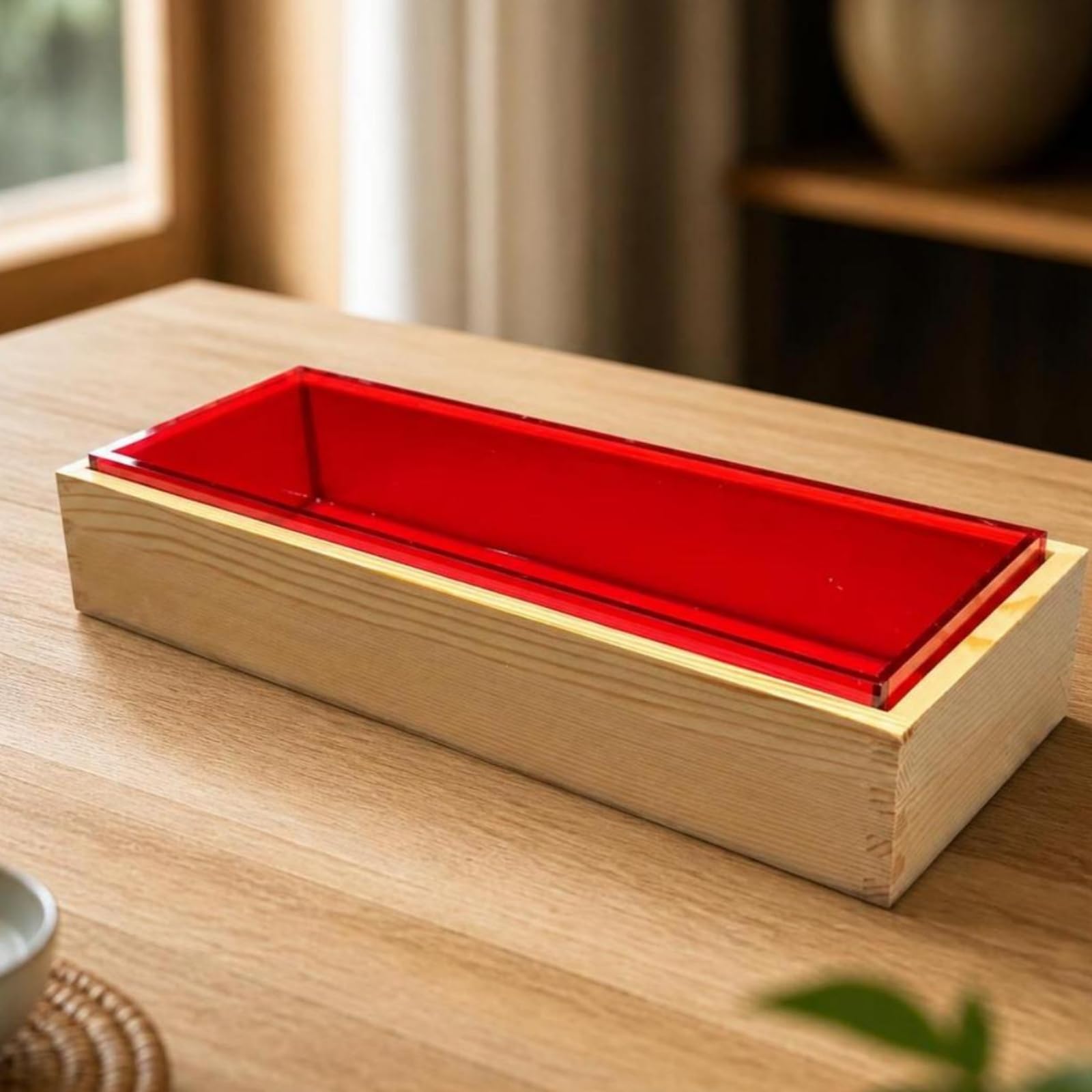 Banja Rectangular corativa, Grande 40 × 15 × 8 Cm