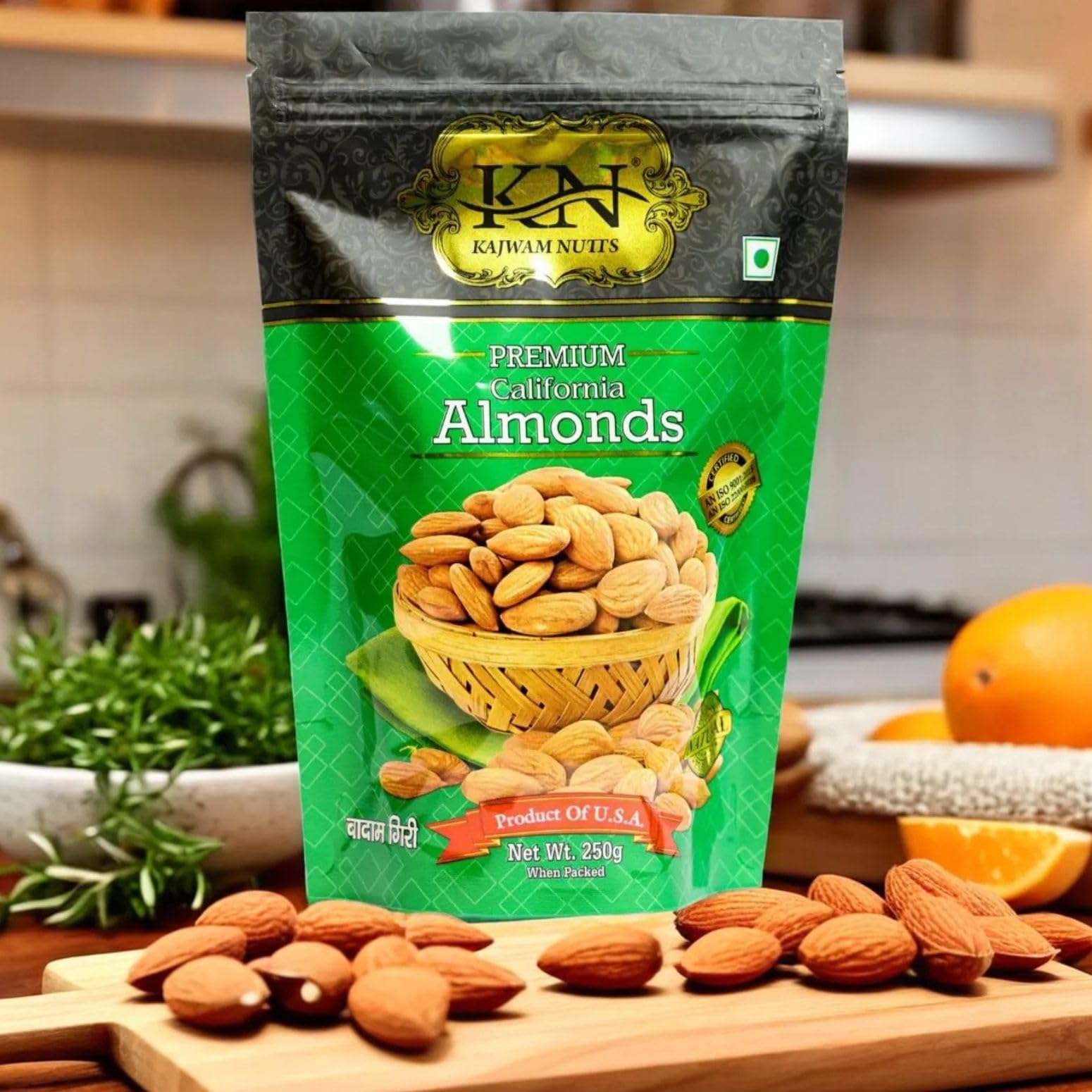 Kajwam Nutts Premium California Badam Giri, Independent Almond 250 gram | High in Fiber & Boost Immunity I Gluten Free 3