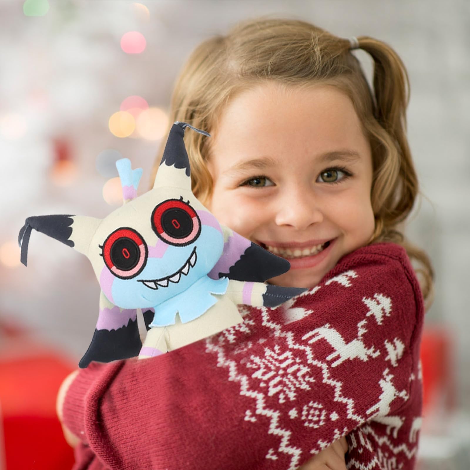 Peluche Dandy's World, Adorable Figurine de Jeu d'horreur, Oreiller Doux en Peluche for garçons et Filles, Fans de Jeux vidéo, Cadeaux, décoration d'intérieur(Yellow+Beige)