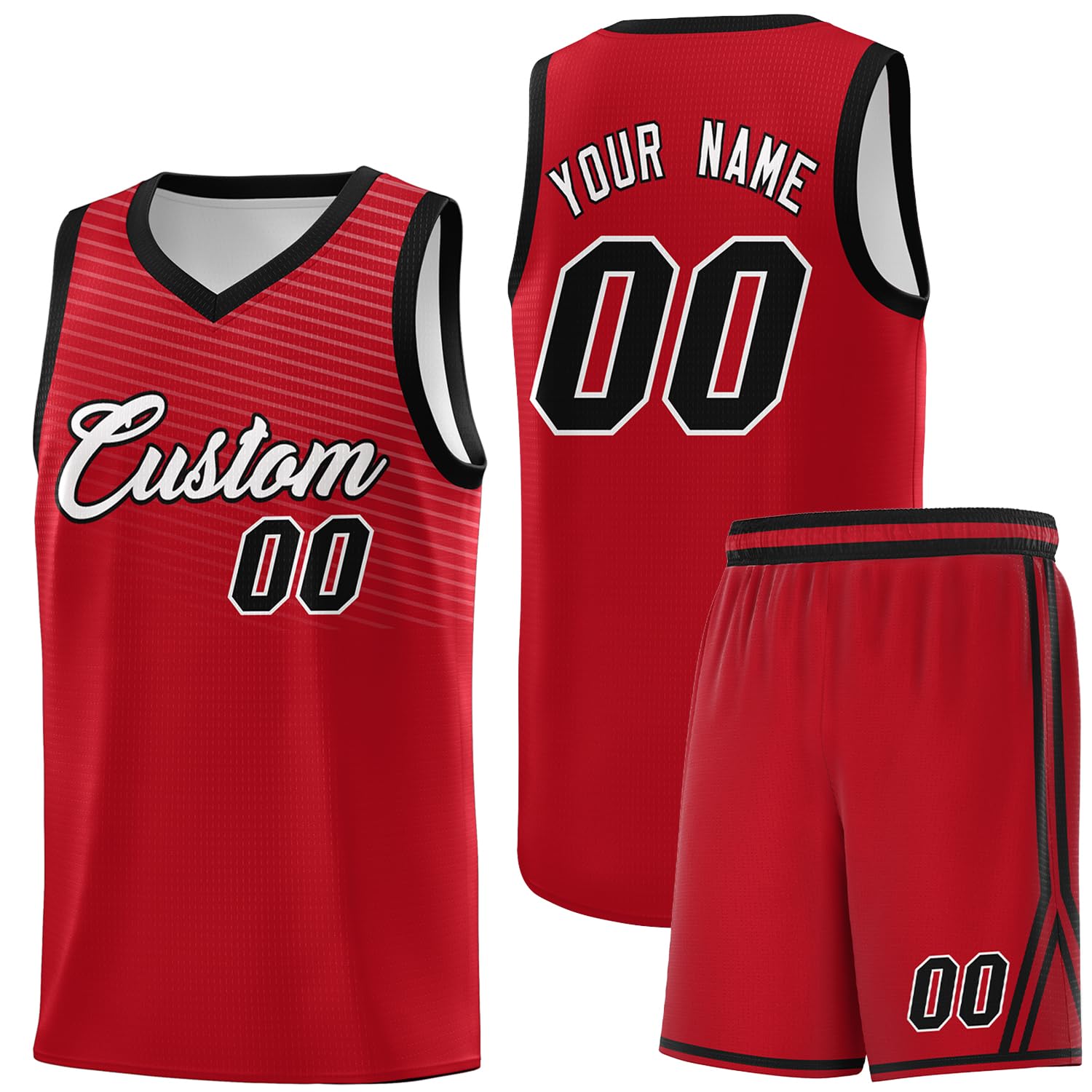 Custom Basketball Jersey Uniform Athletic Hip Hop Shirt Personalized Print Name Number for Men Youth