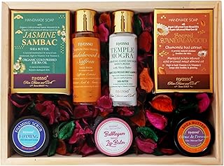 NYASSA Premium Bath and Body Treats Wooden Gift Set for Women & Men | Wooden Gift Box To Pamper Your Loved Ones | Perfect for Every Occasion | Pack of 7-picture-15