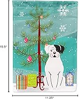 Vista 1333 de Caroline's Treasures BB4243GF Bandera de jardín con texto en inglés «Merry Christmas» con texto en inglés «Merry Christmas», bandera decorativa