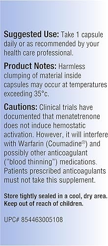 Miniatura 2 de Vitamina K2 Mk4 Vegana Derivada Naturalmente 90 cápsulas veganas