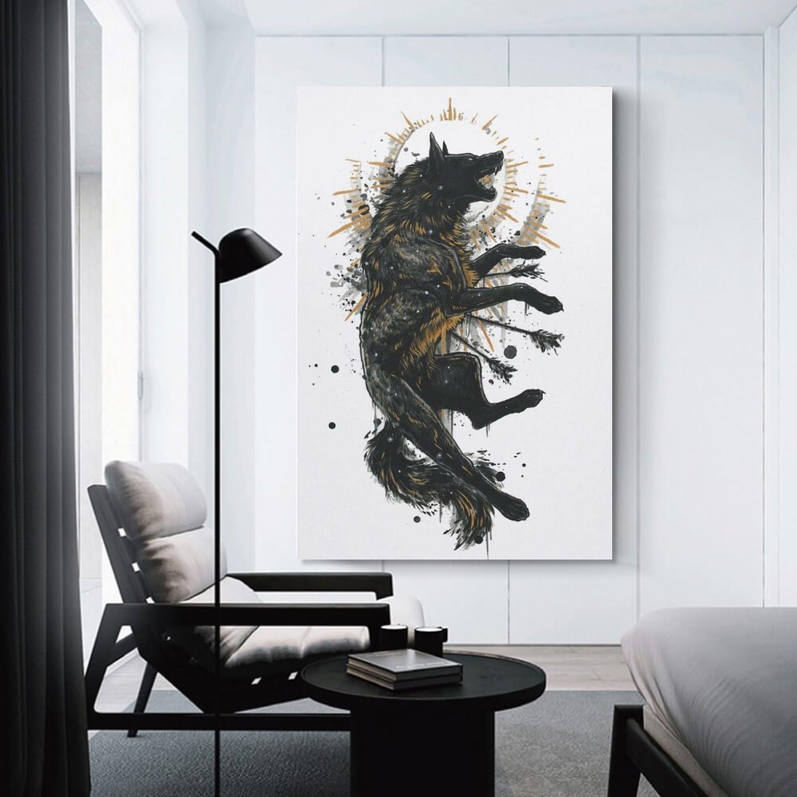 Junmoney Tiangou Home Decor Wall Art, 16x24inch(40x60cm), for Living Room, Bedroom Or Home Office, Home Decor Gift with Stylish Appeal
