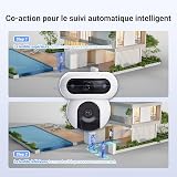 EZVIZ 8MP(4MP+4MP) Camera Surveillance WiFi Exterieure sans Fil à Double Objectif Motorisé, Camera Exterieur Solaire, Mode Always-on, Détection de Personne/Véhicule, HB90 Dual+8W Panneau Solaire - 6