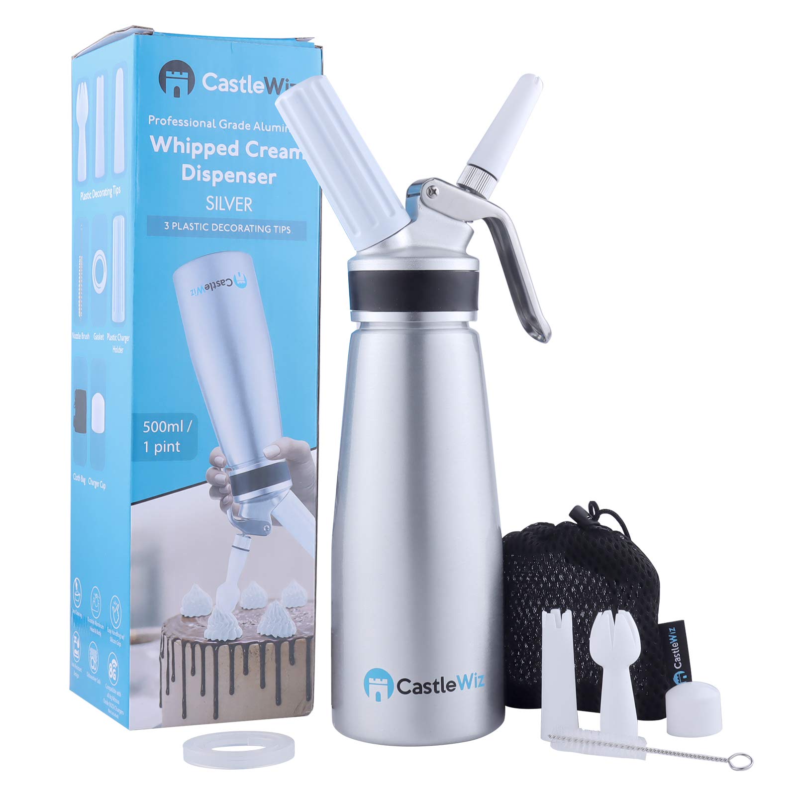 Buy Whipped Cream Dispenser Ultra Durable LeakFree Grade 6 Aluminum