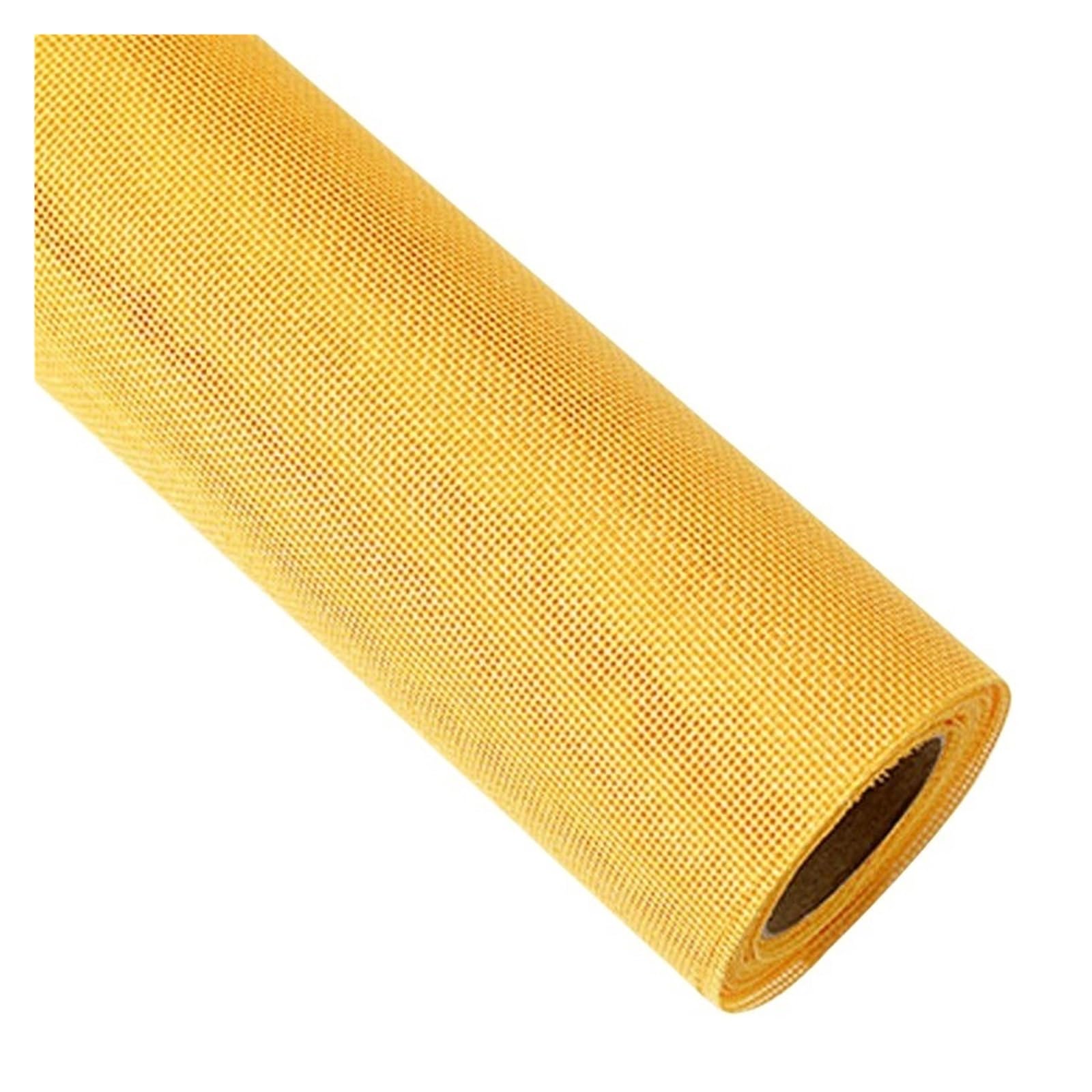 Parche Adhesivo de Tela Parche autoadhesivo de tela cáñamo for reparar sillas y sofás. reparación tapicería lona imitación lino(Yellow 450x1500mm)