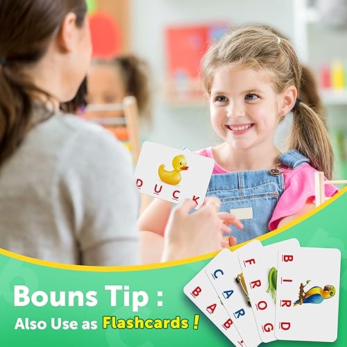 Miniatura 4 de SAITCPRY Juguetes para niños de 3 a 8 años de edad, juguetes educativos de aprendizaje para niños, juego de cartas a juego, cumpleaños, Halloween,