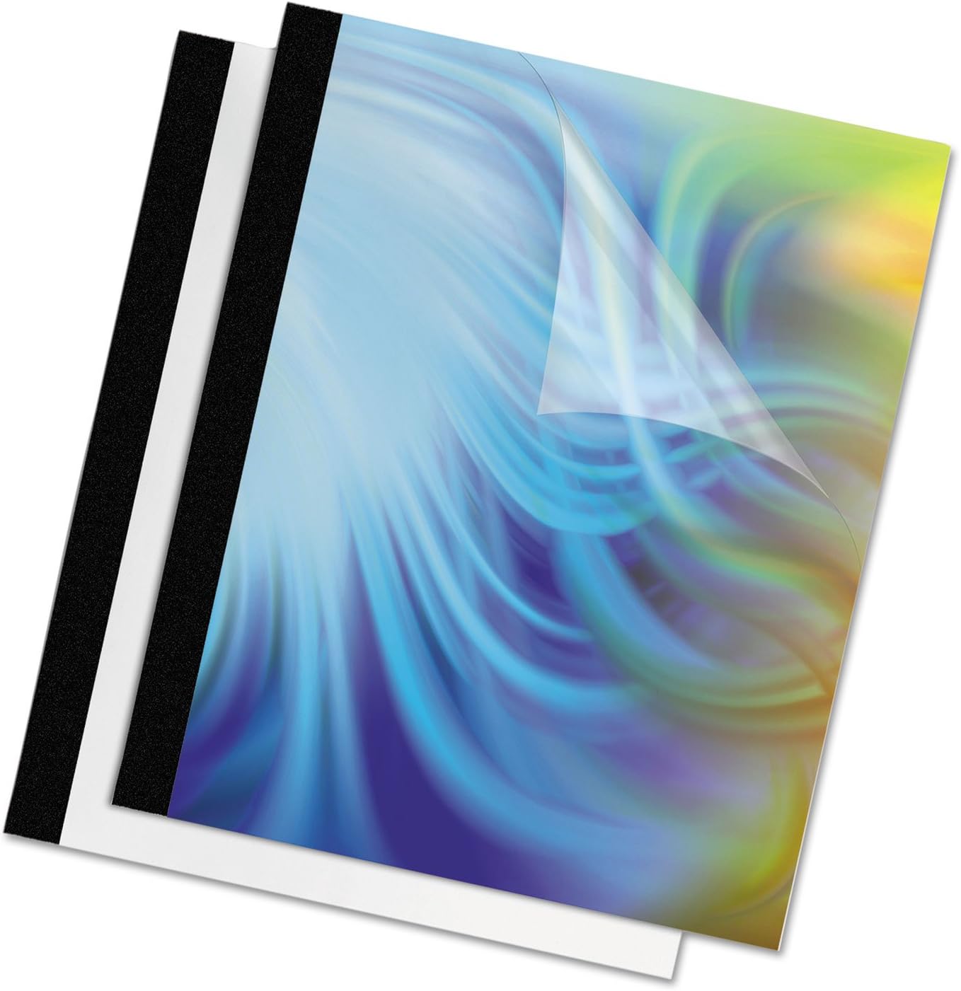 1/8-Inch Thermal Binding Covers, 10-Pack, Black (5222701)