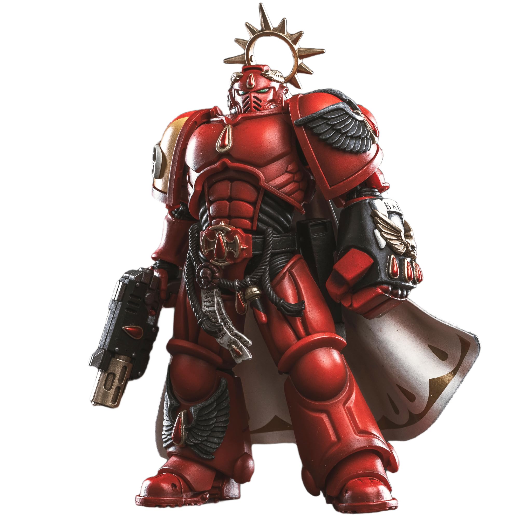 TOYVERSE JOYTOY Figura de acción 1/18 Warhammer 40,000, Capitán de los Ángeles de la Muerte con Pistola Inferno y Puño de Poder, articulaciones móviles Modelo de personaje, 15 años y más