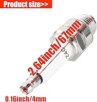 Vista 2 de Bujía Z4C para 49cc 50cc 66cc 70cc 80cc motor de 2 tiempos motorizado ciclomotor scooter Yamaha JOG50 90 ZX50 DIO50 Suzuki AG100 QJ50 DX100 AX100