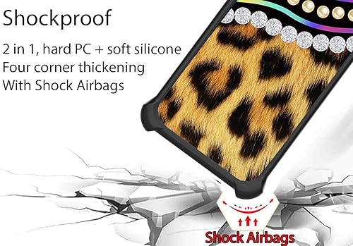 Miniatura 2 de Kalley Black 3 Case Compatible with Kalley Black 3 Phone Case Cover with Tempered Glass Screen ProtectorRing SupportColorful Reflect Light IMDH-ZBW