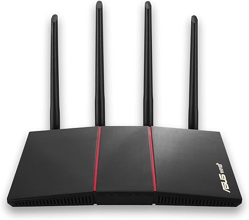 Miniatura 5 de ASUS ZenWiFi AX Mini (XD5) Sistema WiFi de malla para todo el hogar de doble banda (paquete de 3) y RT-AX55 (AX1800) Router extensible WiFi 6 de