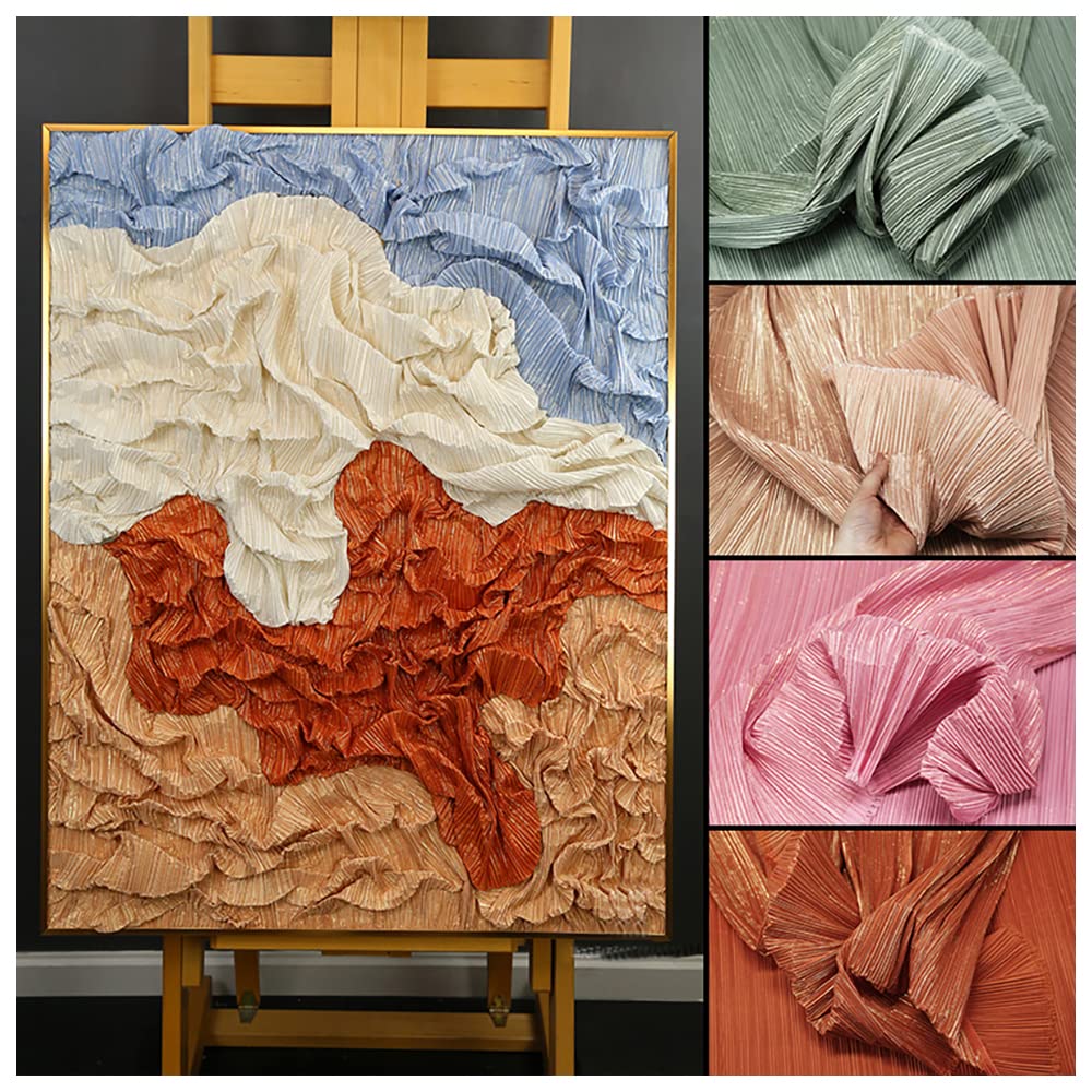 Amazon.com: Pleated Fabric DIY Texture Background Decorative