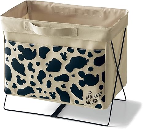 Amazon ベルメゾン ディズニー 収納 スタンドバスケット ポケット付き かご バスケット ミッキーマウス かご バスケット オンライン通販