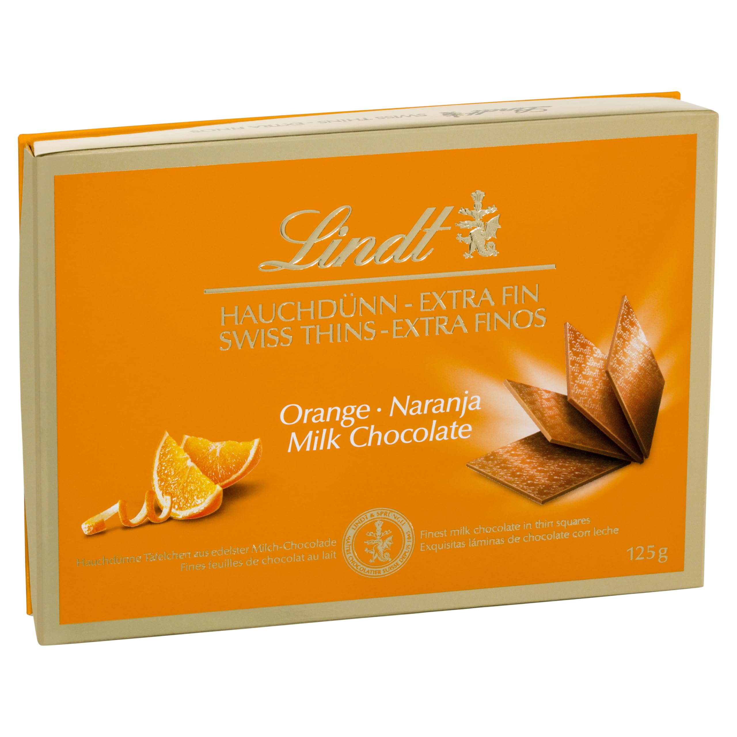 Amazon | リンツ(Lindt) オレンジ・エキストラシン 125g | Lindt