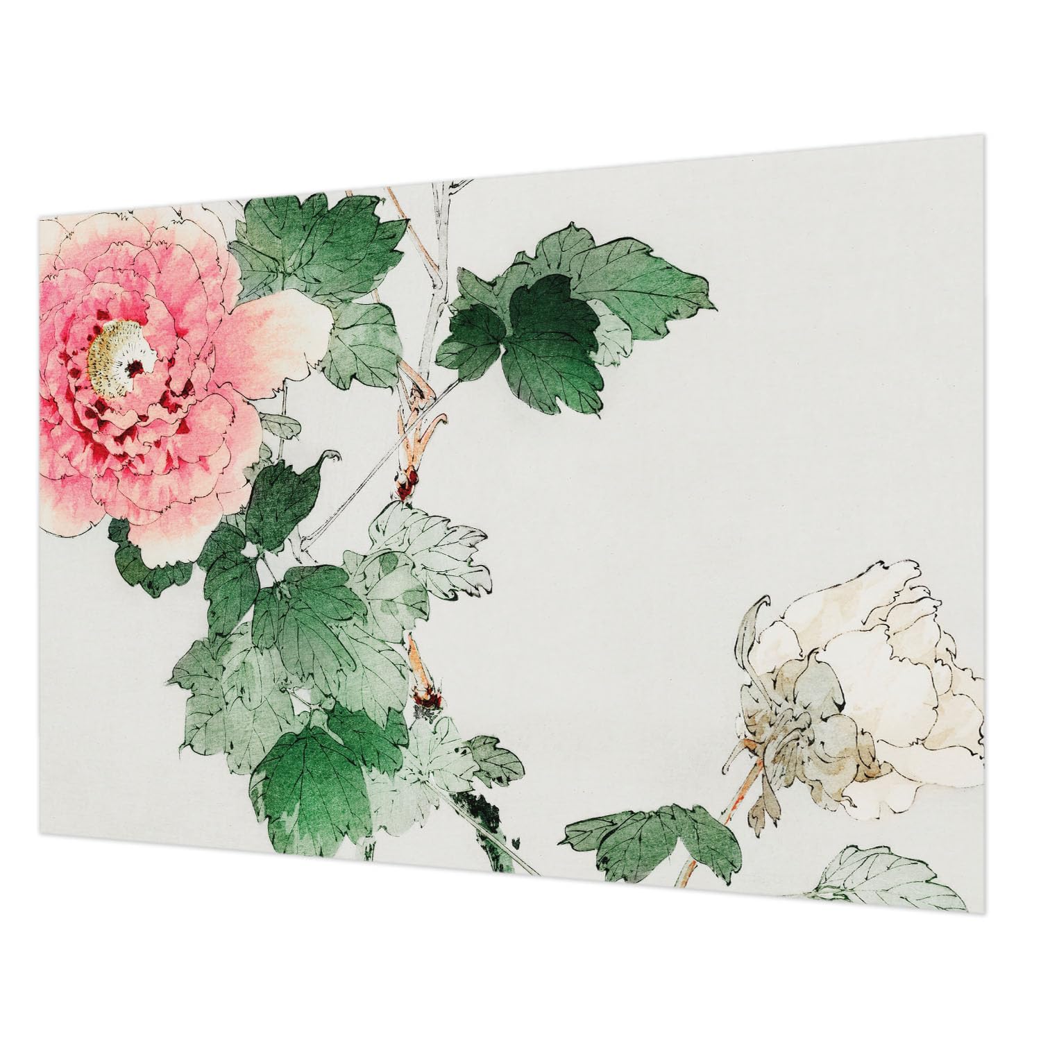 Papier peint intissé floral 312x219 cm Tulup pour mur de salon