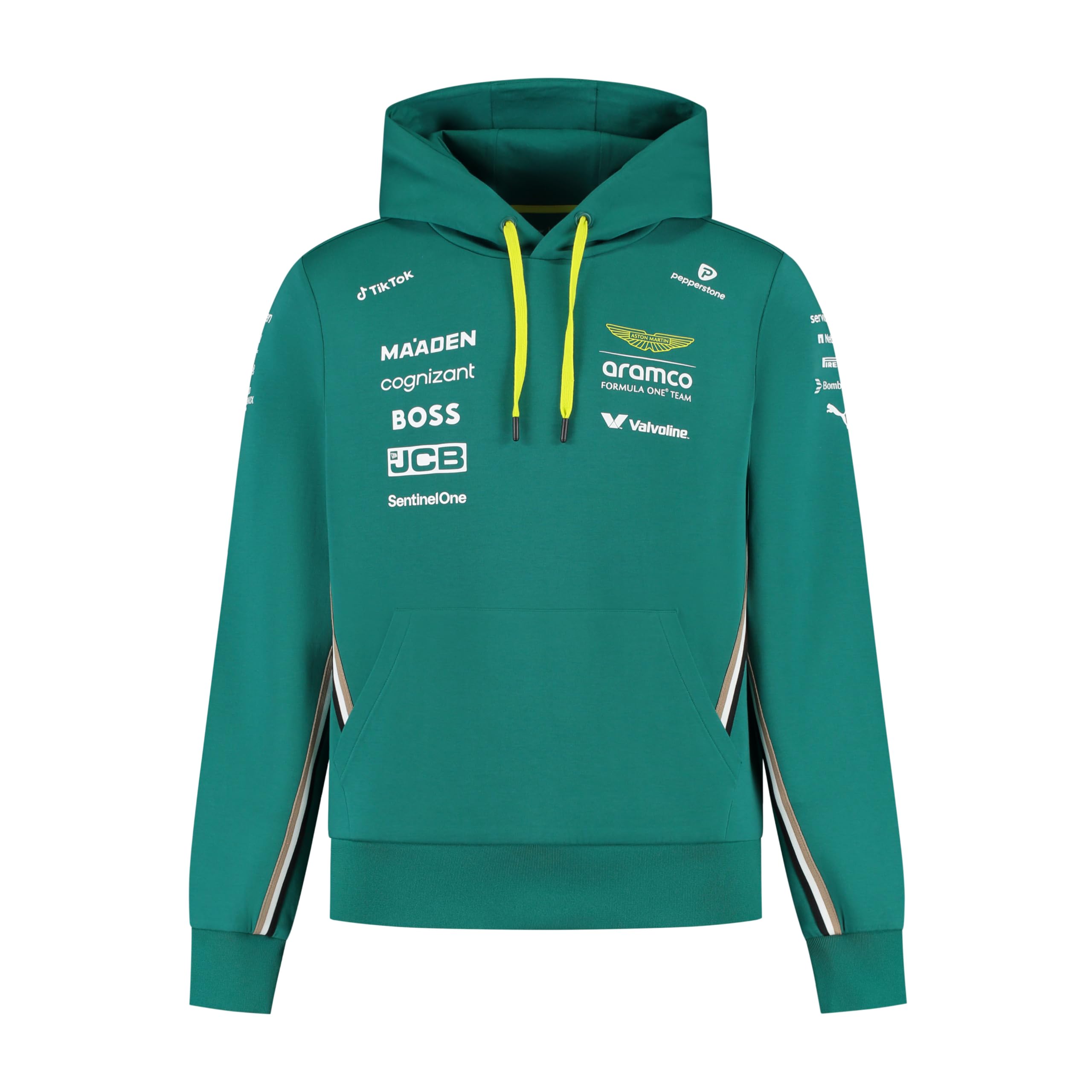 Aston Martin F1 2025 Sudadera con Capucha de Pilotos para Hombr