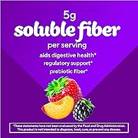 Vista 7 de Vitafusion Fiber Well Suplemento de fibra sin azúcar, suplementos con sabor a melocotón, fresa y mora, 90