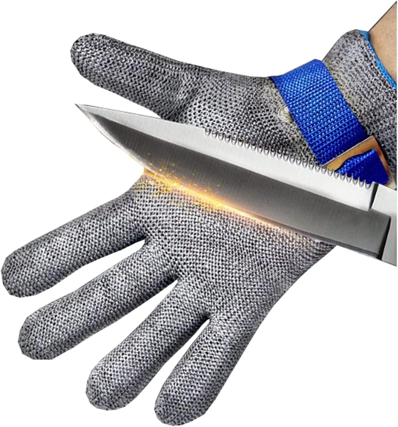 Guanti Antitaglio Livello 5 In Acciaio Inox - Per Cucina, Giardinaggio E Lavori - Foto 3