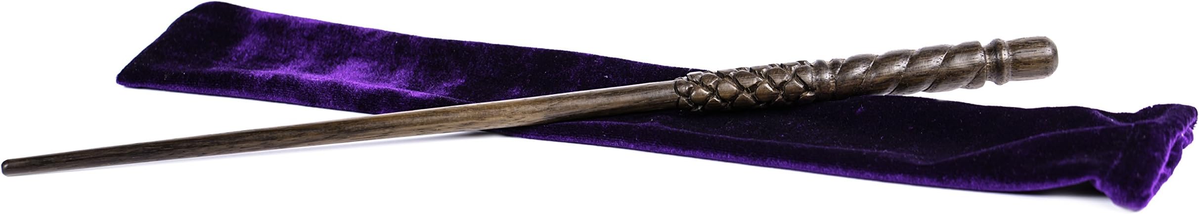 Fine Handcrafted Solid Wood Magic Wand for Witches and Wizards, The Passionate Dark Brown