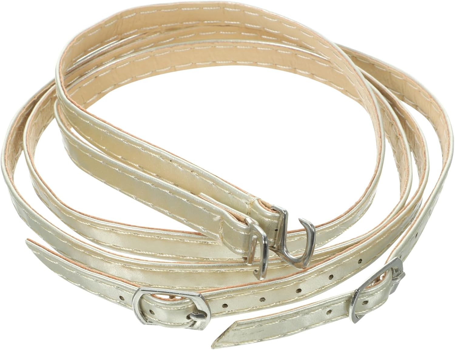 ULTECHNOVO Leather Shoe Straps Replacement With Buckle High Heels Shoelace Anti Slip High Heel Ankle Straps