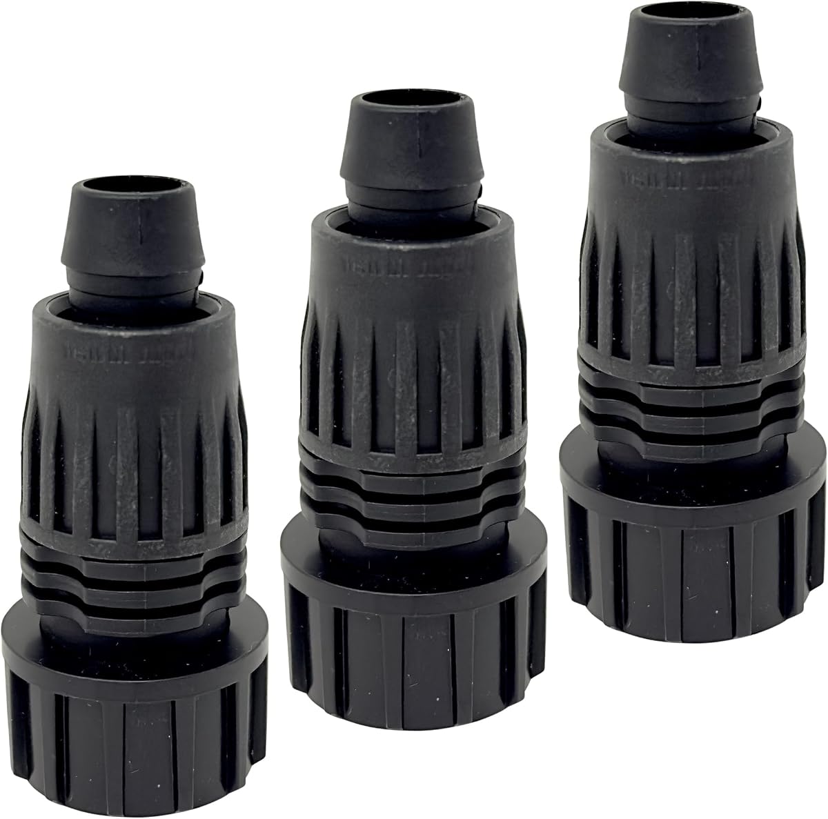 1/2” Drip Tube Faucet Adapter | Fits Garden Hose | Made in USA | Fits 5/8” Drip Tubing (.600” ID x .700” OD), Compatible with Rain Bird, Orbit, DIG & Toro, Reusable Quick Lock Connector