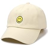 Smile Face Toddler Baseball Cap Boy Baseball Hats Kids Washed Funny Hats Adjustable Cute Caps for 3-12 Years…