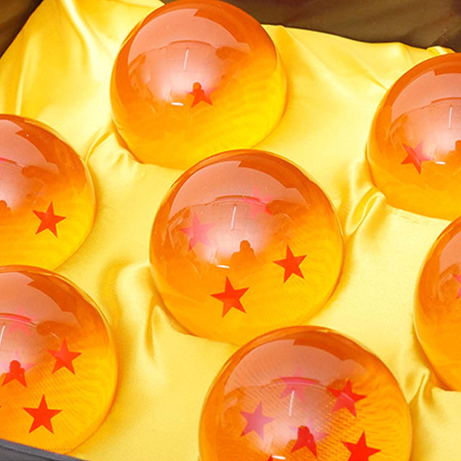 HSHHOOM Set de 7 Bolas del Dragón, 7PCS Dragon Bola de Cristal 1 a 7 Estrellas con Caja de Regalo, Dragon Bola Diámetro 4.3cm, Decoración del Hogar Fiestas y Regalos para Niños y Fans del Anime — view 4