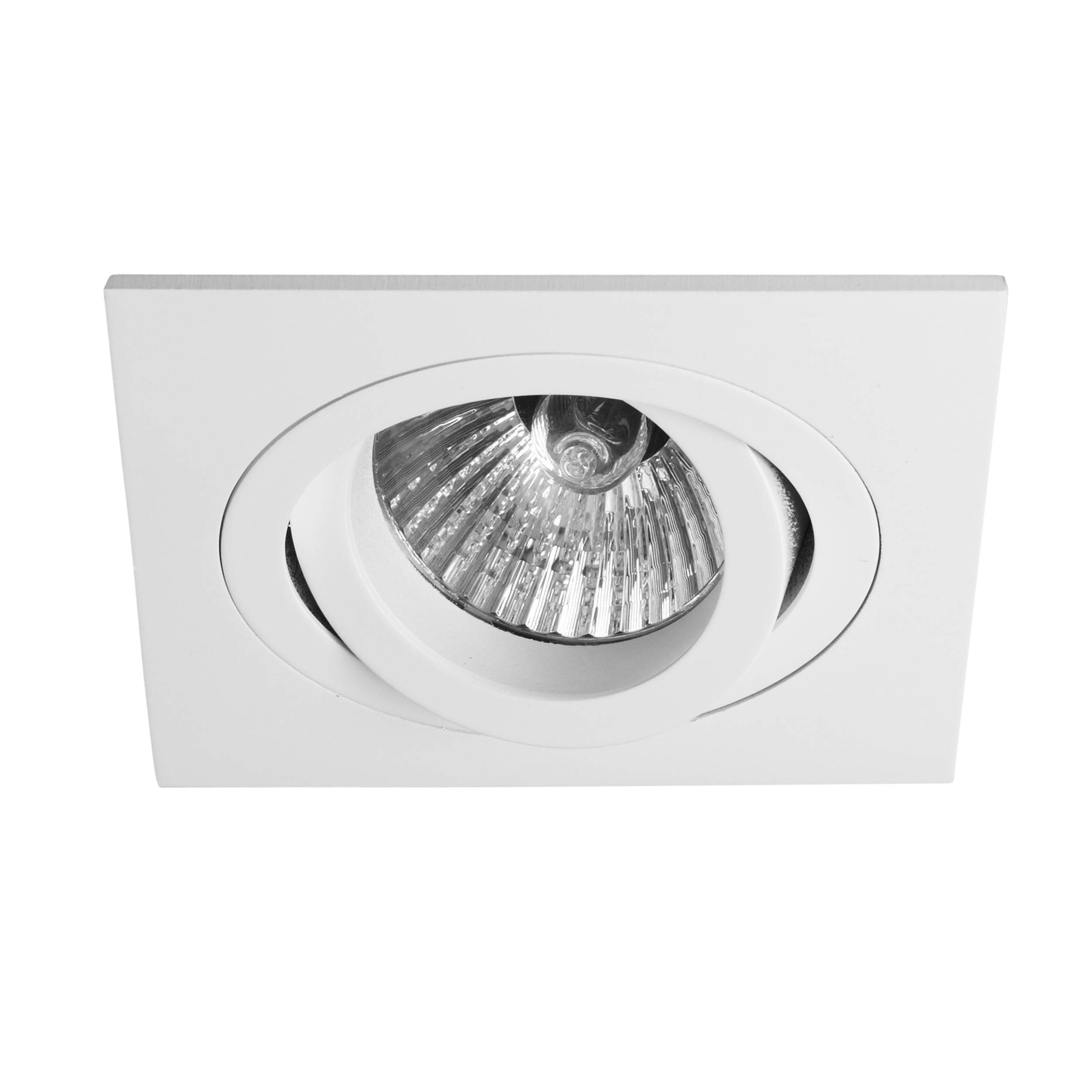 AstroTaro Square Adjustable Fire-Rated Matt White Recessed Downlight GU10 1240030